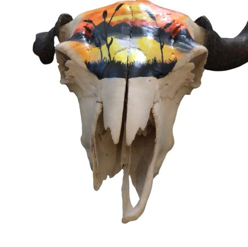 Bison skull Rusted Rustics