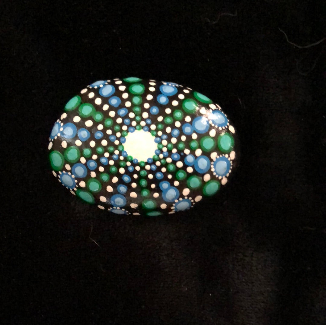 Hand painted paper weight Rusted Rustics